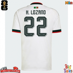 Mexico Hirving Lozano #22 Replica Away Stadium Shirt World Cup 2026 Short Sleeve
